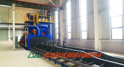 专用车车架专用抛丸机