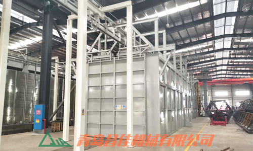 工程机械配线抛丸机