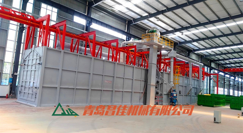 自卸车车厢整车抛丸机