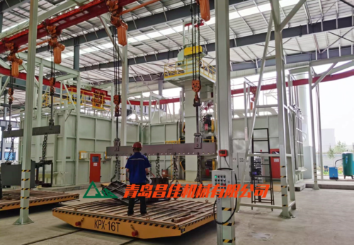 吊钩连续通过式抛丸机